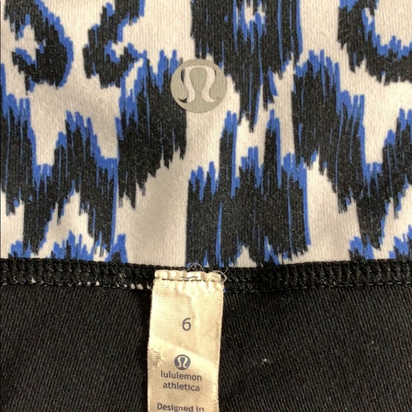 Reversable Lululemon Capris Size 6 - Picture 3 of 9